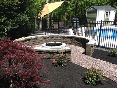 NH MA hardscape Walkways patios retaining walls