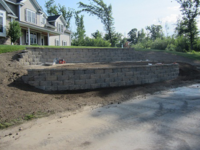 Salem NH MA Hardscape Retaining Walls, Walks Walkways, Patios